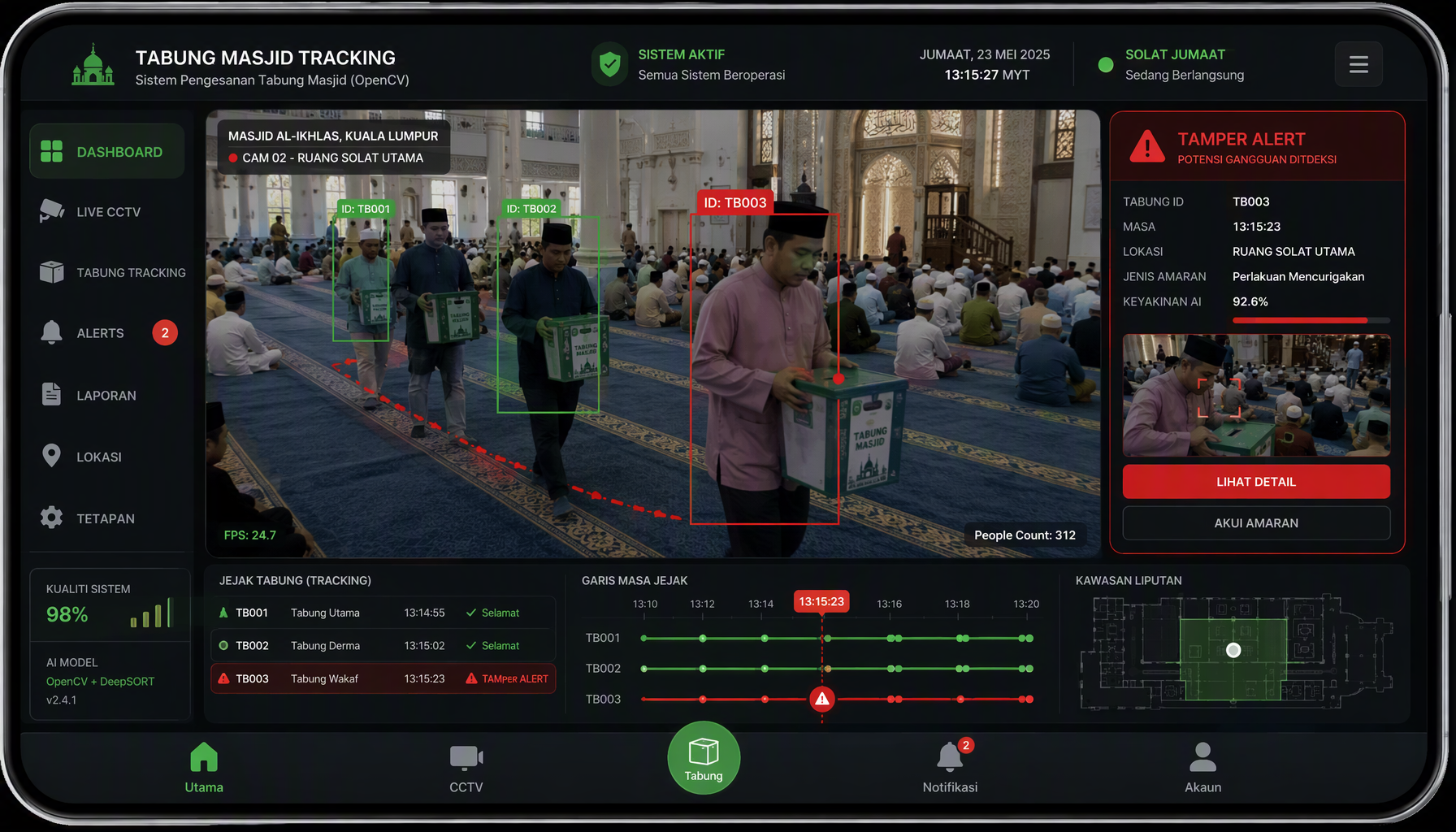 Tabung Masjid Security